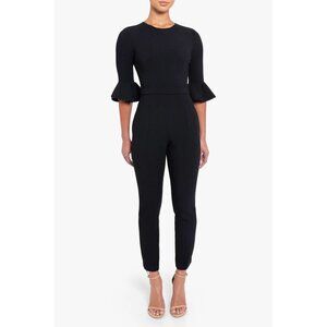 BLACK HALO Brooklyn Jumpsuit Black sz 4 S Women's